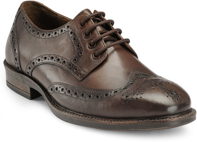 

Teakwood Derby Lace Up For Men(Brown
