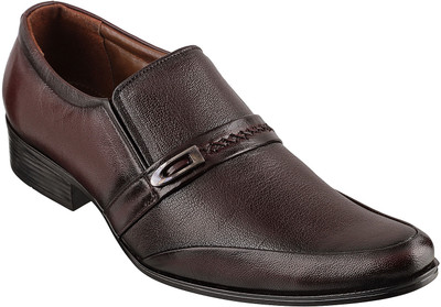 

Mochi Formal Slip On Shoes For Men(Brown, 58;wine