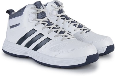 

ADIDAS INDOMITABLE Men Basketball Shoes For Men(Grey, White, Ftwwht/minblu/silvmt