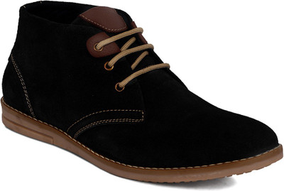 

Kielz Black Men's Lace Ups Corporate Casual Shoes For Men(Black)