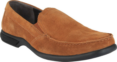 

Salt N Pepper 15-387 Askme Tan Loafers Loafers For Men(Brown, Tan suede