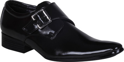 

Kraasa Elegant OfficeWear Monk Strap For Men(Black), Brown