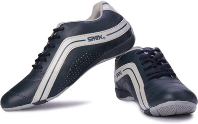 

Bata Fusion Men Synthetic Leather Sneakers For Men(Grey, Navy, White, Blue