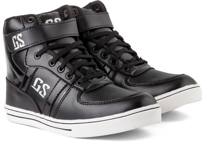 

Golden Sparrow High Ankle Dancing Shoes For Men(Black