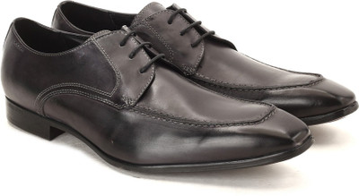 

Ruosh Men Genuine Leather Lace Up Shoes For Men(Grey