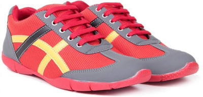 

TEN Walking Shoes For Women(Multicolor), Red