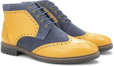 

Bata CHUCK Boots For Men(Yellow, Grey