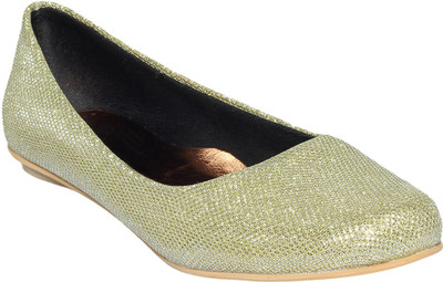 

Shoe Bazar Flat Bellies For Women(Gold)