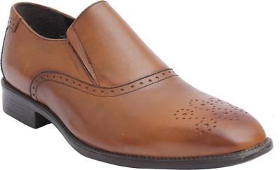 Salt N Pepper Slip On For Men(Tan), Cognac