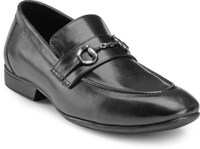 

Teakwood Slipons Loafers For Men(Black