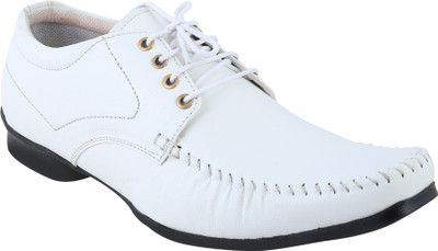 

SanMega Lace Up For Men(White