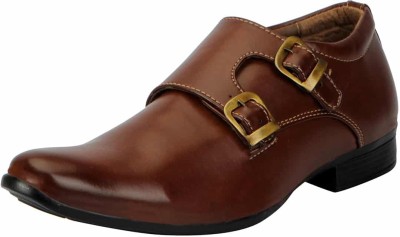 

FAUSTO Monk Strap For Men(Brown