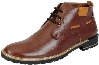 

FAUSTO High Ankle Boots For Men(Brown