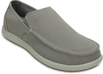 

Crocs Santa Cruz Clean Cut Loafers For Men(Grey