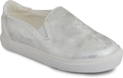 

20 Dresses The Silver Beast Slip On Casuals For Women(Silver)