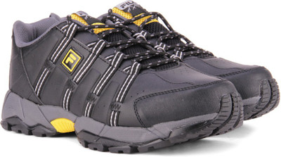 

Fila TRAX Outdoor Shoes For Men(Grey, Blk/yel/sil