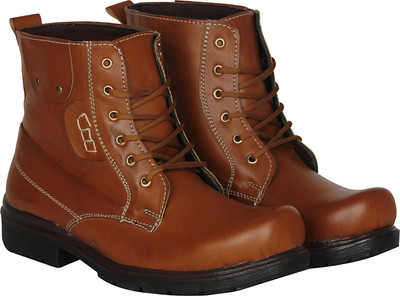 

Kraasa Long Boots For Men(Tan