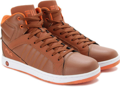 

Fila SAMUEL Mid Ankle Sneakers For Men, Brn/org