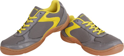 

Nivia Flash Badminton Shoes For Men(Grey, Yellow
