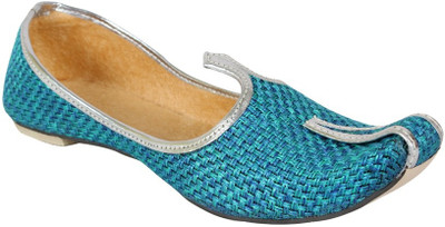 

Rajsahi Mojaris For Men(Blue, Silver
