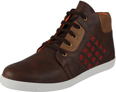 

FAUSTO Trendy Sneakers For Men(Brown