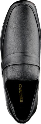 

Escaro Leather Slip On For Men(Black