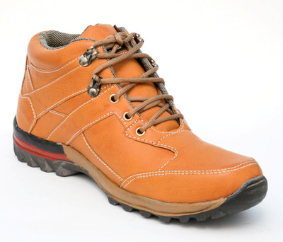 TheWhoop Premium High Ankle Shoes Outdoors For Men(Tan
