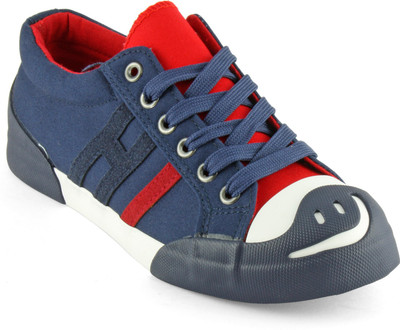 

DeVEE Always Keep Smiling Navy-Red Sneakers For Women(Navy, Red