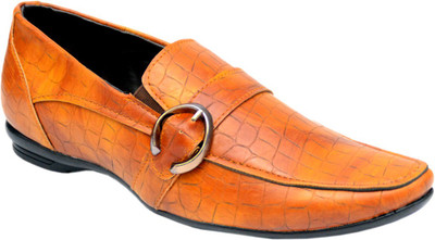 

Braavosi Crocodile Slip On For Men(Tan)