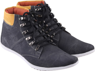 

Go India Store Canvas Shoes For Men(Black