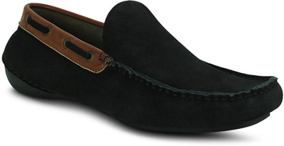 

Get Glamr Black Men's Loafers For Men(Black)
