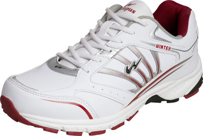 

Campus Wintex Running Shoes For Men(White), Silver
