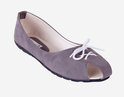 

Goyal Open Toe Grey Bellies For Women(Purple