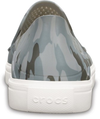 camo croc sneakers