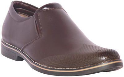 

Leather Chief Slip On For Men(Brown