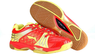 

Li-Ning Plus Badminton Shoes For Men(Multicolor, 03;red