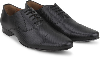 

Knotty Derby Elphias Toe Cap Oxford Lace Up For Men(Black