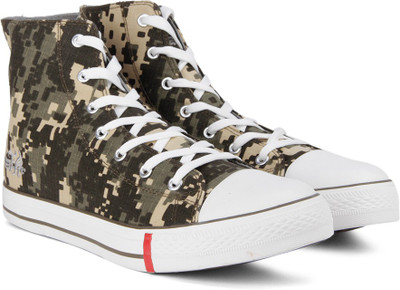

Flying Machine Mid Ankle Sneakers For Men(Beige, Brown, Green, Olive