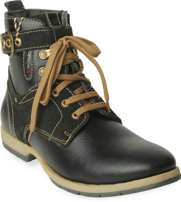 

TEN Funky and Stylish Boots For Men(Black)