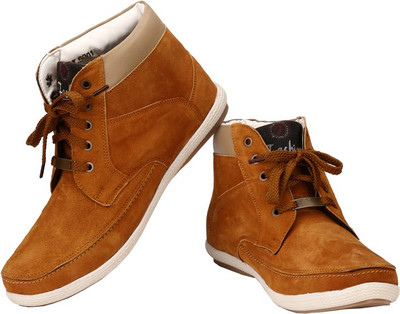 

Rocozo RZ Leather Casuals Boots For Men(Tan