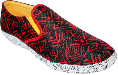 

Promenade Leisure Sinclair Canvas Shoes For Men(Red