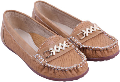 

Adorn New Look Loafers For Women(Tan