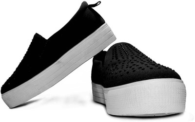 

Fast Trax Sirouskee Studded Sneakers For Women(Black, Red, Navy