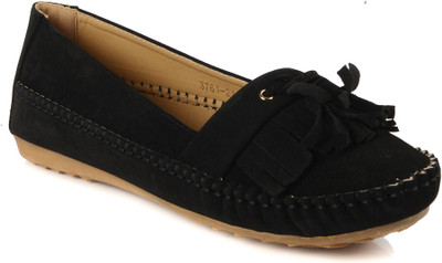 

Flat n Heels Loafers For Women(Black)