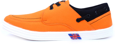 

Allenson Royal Vego Canvas Shoes For Men(Orange