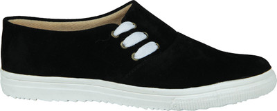 

Footshez Slip On Sneakers For Women(Black
