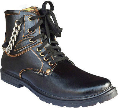 

JK Port JKPTL3BLKBT Boots For Men(Black)