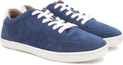 

WROGN Genuine Leather Sneakers For Men(Blue, Navy