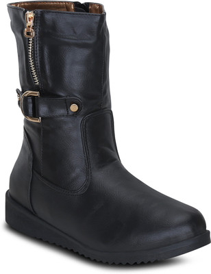 Get Glamr HONOR Boots For Women(Black