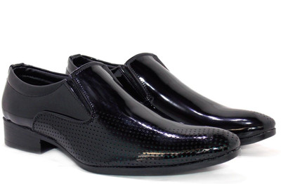 

Alberto Calza Starlife Patent Slip On For Men(Black